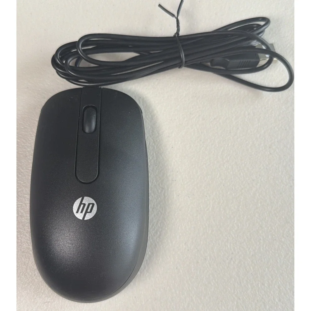 HP Optical Wired Mouse Black ….mint! Works!